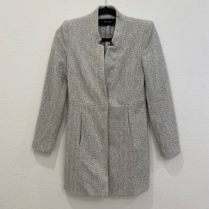 Zara Coat Herringbone Coat